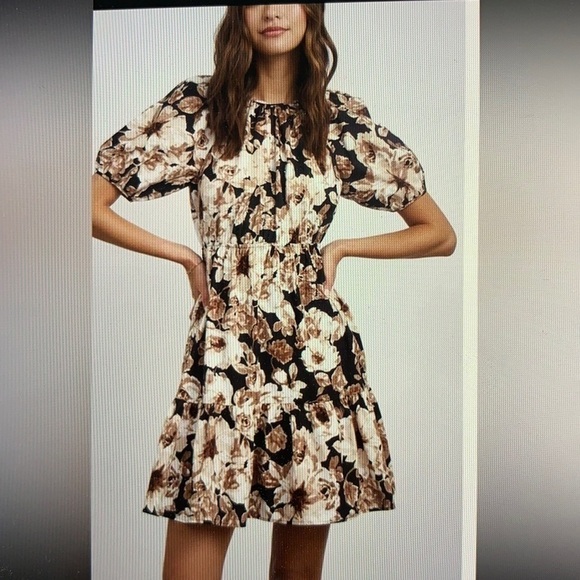 Rails Khloe Floral Mini Dress M - Picture 1 of 12